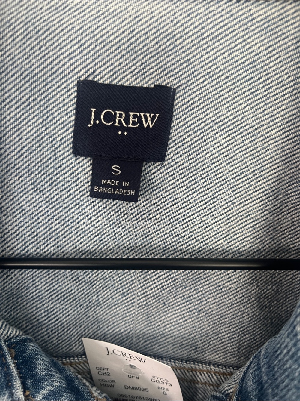 J. Crew Medium Wash Blue Denim Jacket - Picture 2 of 8